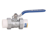 PP-R double headed ball valve (heavy duty)